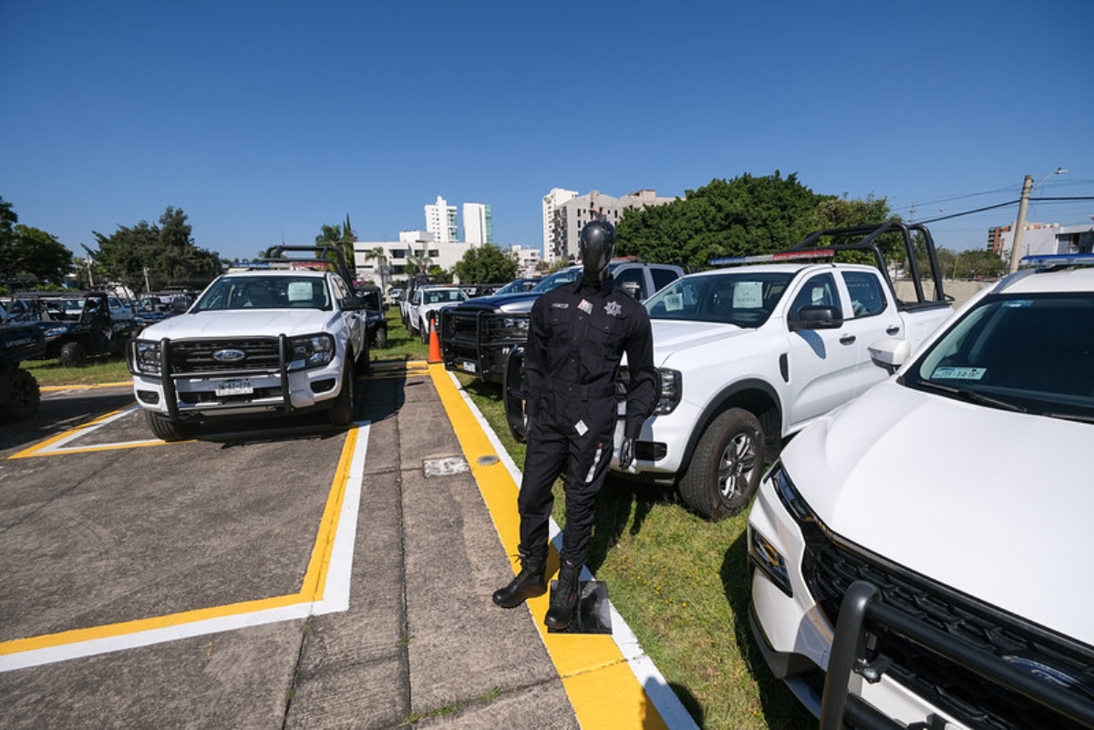 Parte del equipamiento que fue entregado a las Corporaciones de Seguridad del Estado