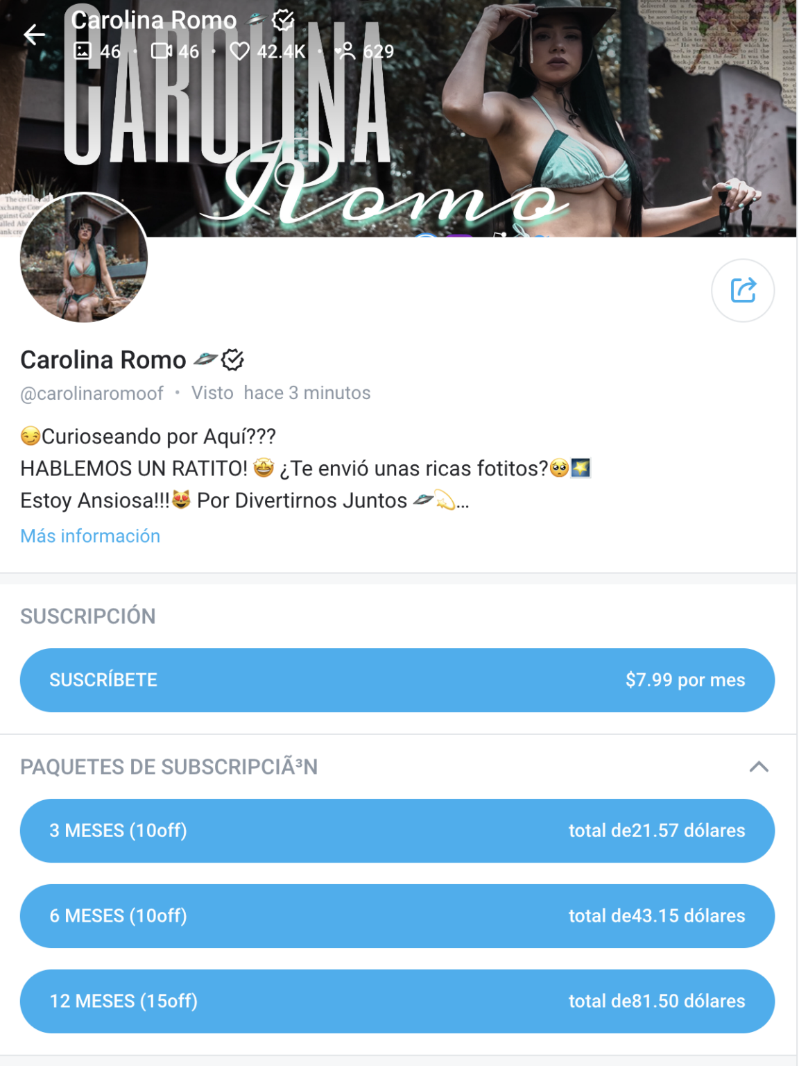 Carolina Romo: Conoce a la ecuatoriana mas ‘tóxica’ de OnlyFans